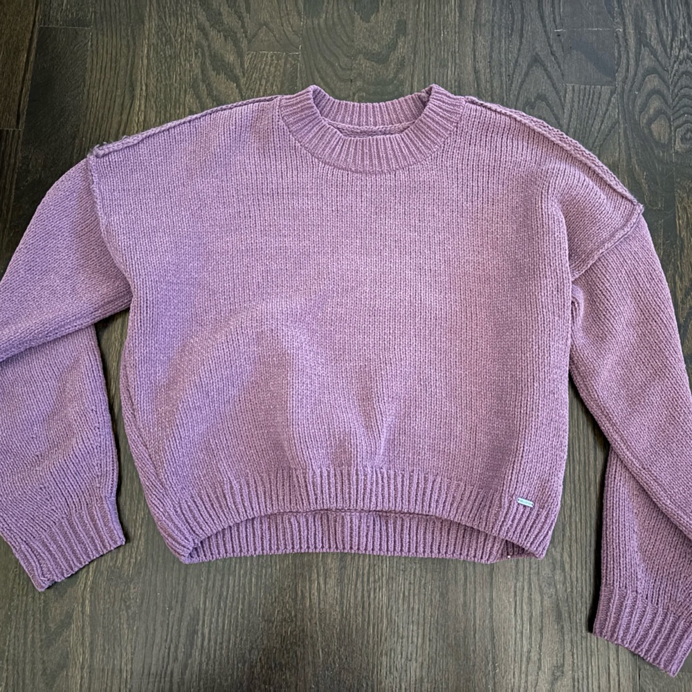 Purple Hollister Sweater